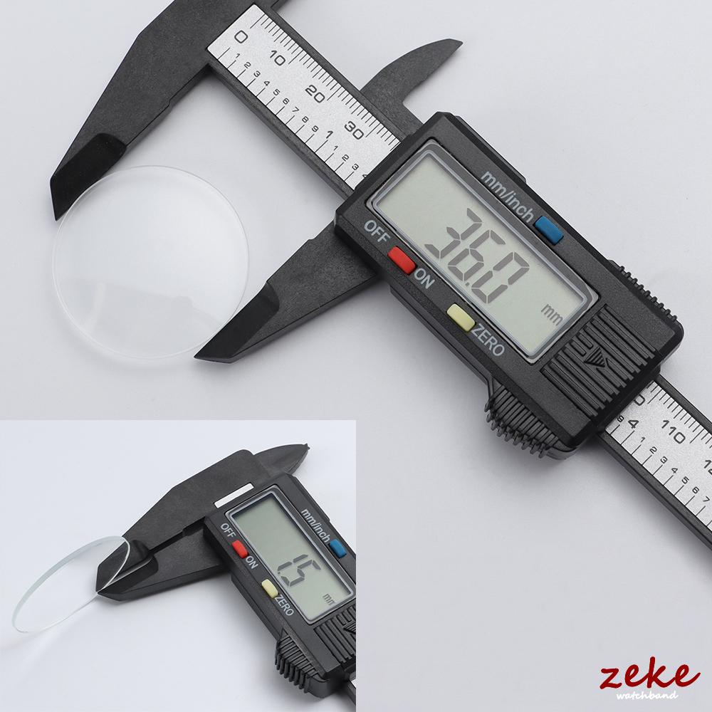 Doppelkuppel 1,0/1,5/2,0 mm Dicke Mineral-Uhrglas 28 mm - 38,5 mm Uhrglas Ersatz Transparentes Uhrglas Reparaturteil