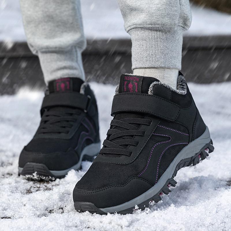 Cotton shoes winter velvet warm thickened outdoor walking casual sports shoes