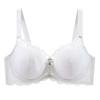 European and American Exquisite Lace Cross-strap Large Size Bra Breathable Side Breast U-shaped Beautiful Back Underwear