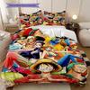 Anime Luffy Soft Comfortable Duvet Cover, Children's Bedding Set Gift, Extra Large Size, Various Sizes Available LXR143