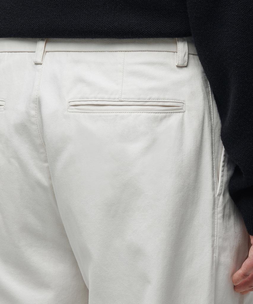 MUSINSA STANDARD Two-Tuck Wide Chino Pants [Cream]