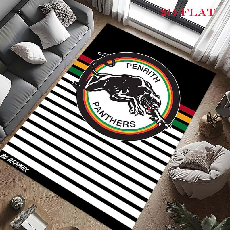 Penrith Panthers Carpet Rug for Living Room Bedroom Home Sofa Decoration,Kids play Nonslip Floor Mat
