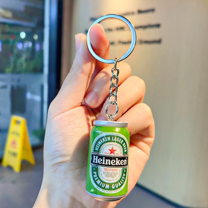 Neuer Realistischer Mini Soda Dosen Schlüsselanhänger Harz Sprite Budweiser Starbucks Accessoire