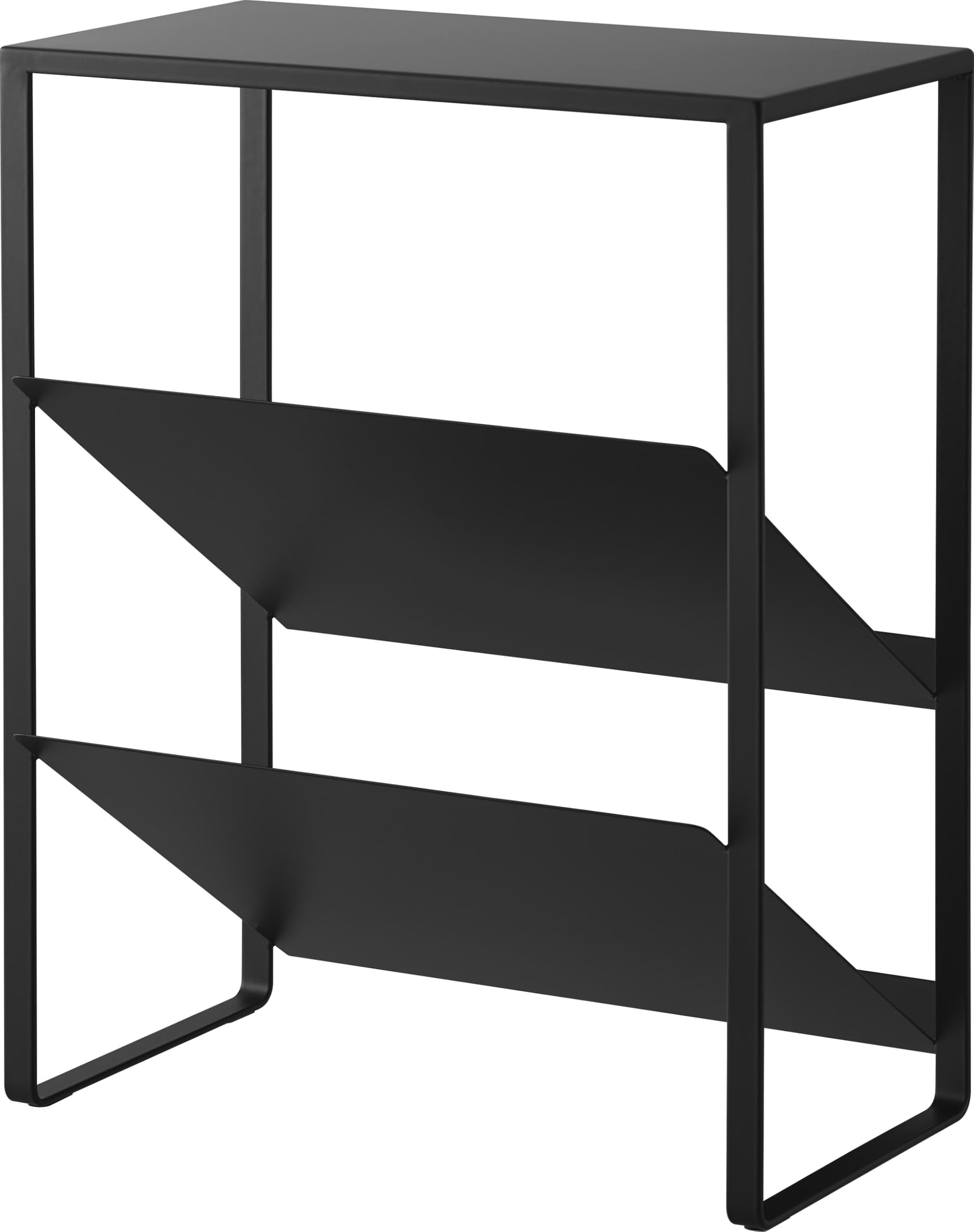 

Yamazaki Tower Bottle Rack with Countertop, Black, 1337, for Under-Sink Bottles and Jugs, W34 x D22.5 x H42.3cm