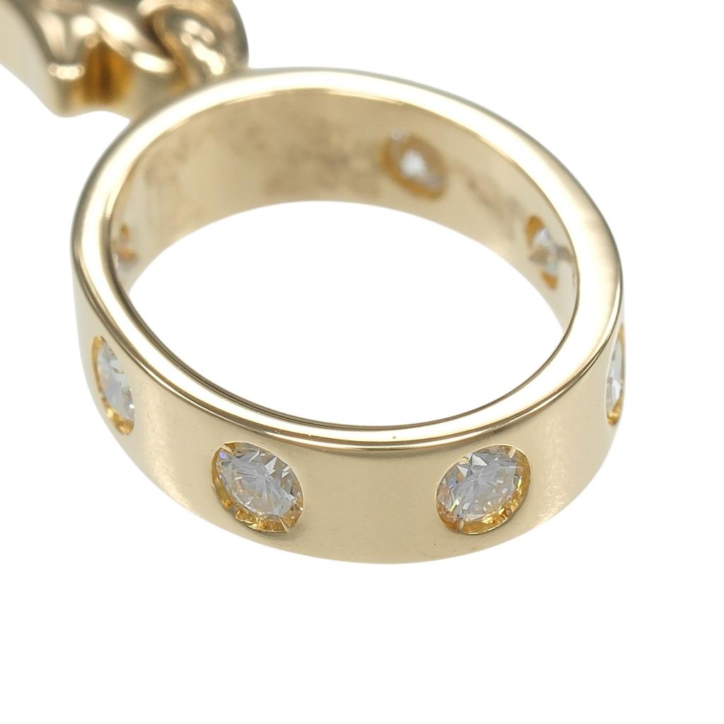 Cartier Pingente de berloque Love topo Ouro amarelo K18/diamante 2,16g Feminino Usado