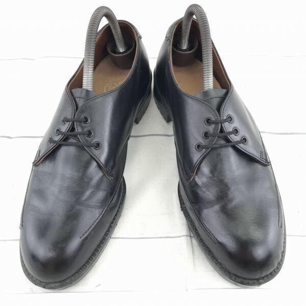 Australia Made Leather Steel Toe Safety Shoes 6/24.5-25.0 Black Oil-Resistant(USED)