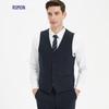 Romon Men's Slim Fit Striped Suit Vest