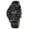 Men's Versatile Fashion Two-Eye Business Wristwatch