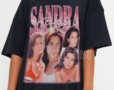 SANDRA BULLOCK Shirt, Sandra Bullock Homage Tshirt, Sandra Bullock Fan Tees, Sandra Bullock Retro 90s Sweater, Sandra Film Tee