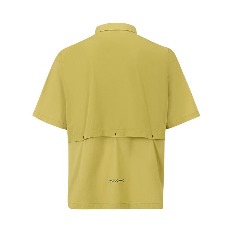 DESCENTE BLEU Shirts Men's Lapel Thin D5231BWS70
