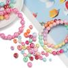 50/100pcs 6/8/10mm AB Color Acrylic Beads Round Loose Spacer Beads for Jewelry Making DIY Handmade Necklace Bracelet Accessories