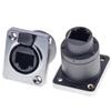NE8FDE NE8FDP RJ45 Panel Mount D Type Connector 8P8C 1Pcs Ethernet Adapter for Telecom Network Maintenance Work
