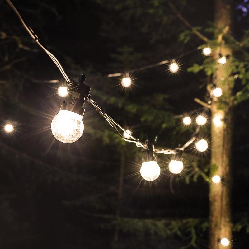 Outdoor Waterproof Solar LED G50 Bulb String Lights