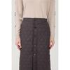 Benetton Quilted Button Skirt Baske1561