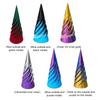 3D tištěná hračka se spirálovým kuželem Nemožný průchod pyramidou Socha průchod pyramidou Fidget Hračka Mini Vortex Thread Illusion