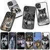 Stalking Wolf Kunst Handyhülle für Apple iPhone 16 15 14 Plus 13 12 Mini 17 Pro Max + ProMax 16E Air Case