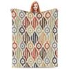 Luxury Blanket Elegant Printed Throw Blanket Cozy Soft Bedspread Sofa Blanket For Bed Couch Living Room Decor Bedding