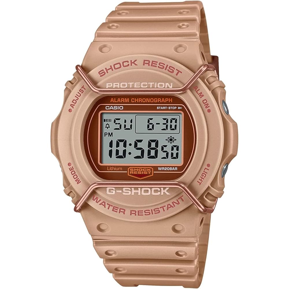 Casio DW-5700PT-5 Men s Digital Watch Brown Color Waterproof Design