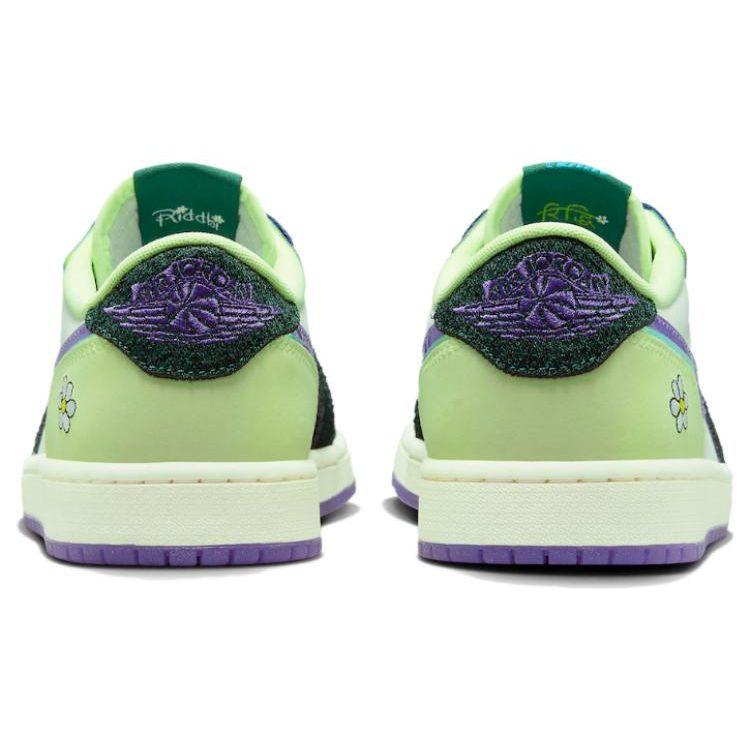Tenisi unisex Air Jordan 1 Retro Low OG Doernbecher 2023 Verde Gorge-Verde Curte-Mov FD9665-351