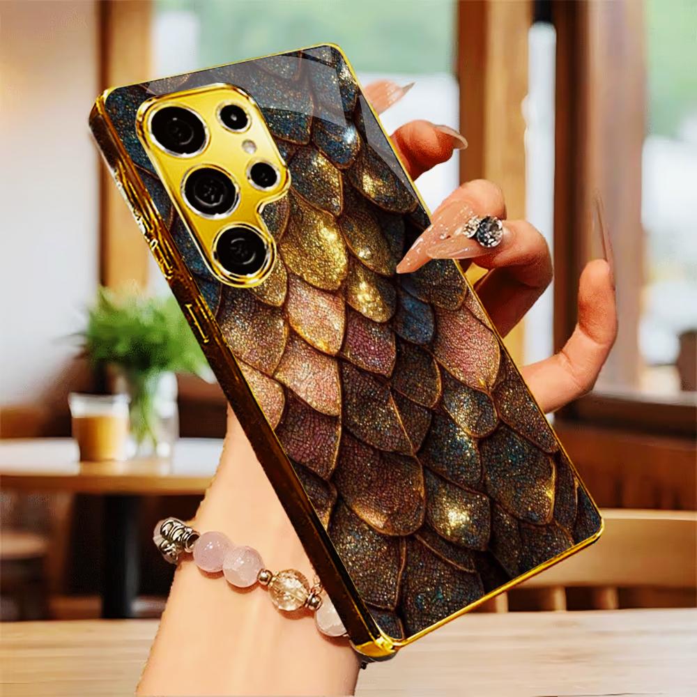 New Bestseller model Luxurious PhoneCase Electroplated Glass PhoneCase for Samsung Galaxy S26 S25 S24 S23 S22 S21 FE,Ultra,Plus