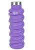 Que Stretchable and Drink Bottle Official Japanese Product Bottle, Stylish, Cute, Eco-Friendly (Large (530ml), Purple) -