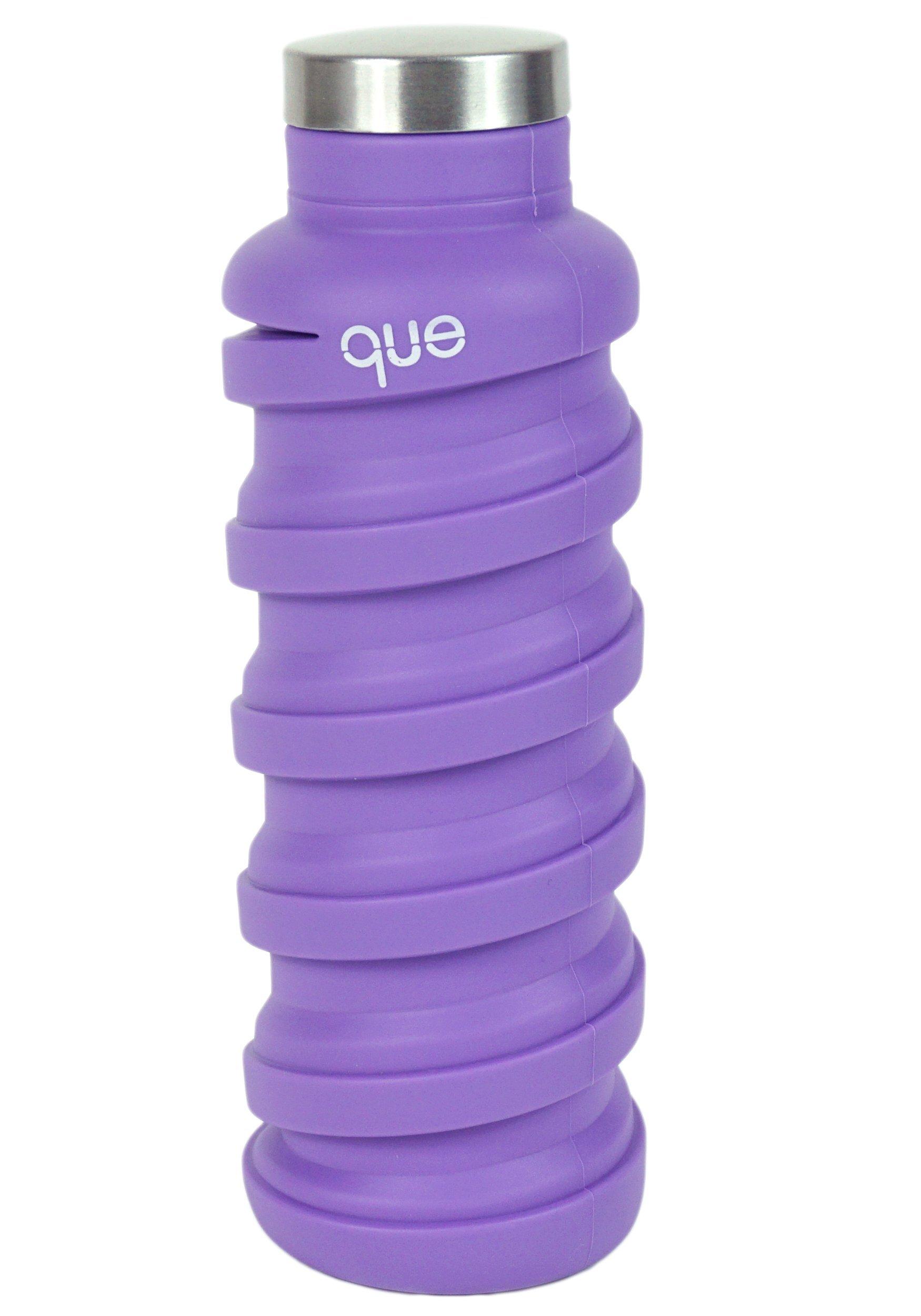 

que Эластичный и Бутылка для напитков Официальный японский продукт Бутылка, Стильный, Милый, Экологичный (большой (530 мл), фиолетовый) - фиолетовый