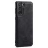 DG.MING For Samsung Galaxy S24 Case PU Leather Coated PC+TPU Phone Cover