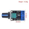 PWM DC Motor Speed Controller 5V-16V, 12V, 10A with LED Dimming and Switch Function Module