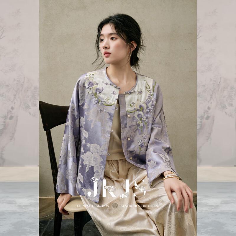 

JK&JS New Chinese Style Textured Jacquard Jacket M
