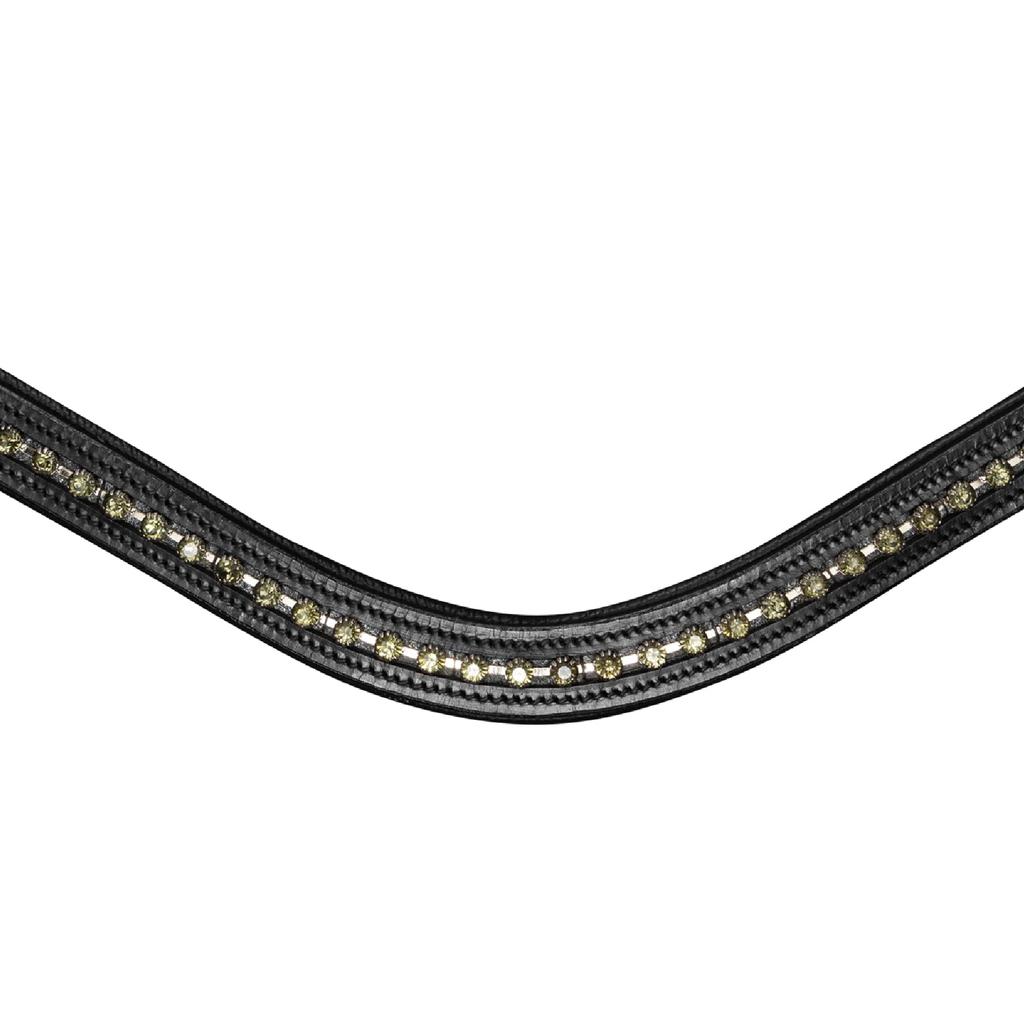 WALDHAUSEN Bridle with Black Rhinestones and Full Reins, X-LINE, Black, Size, W-HA-9579401