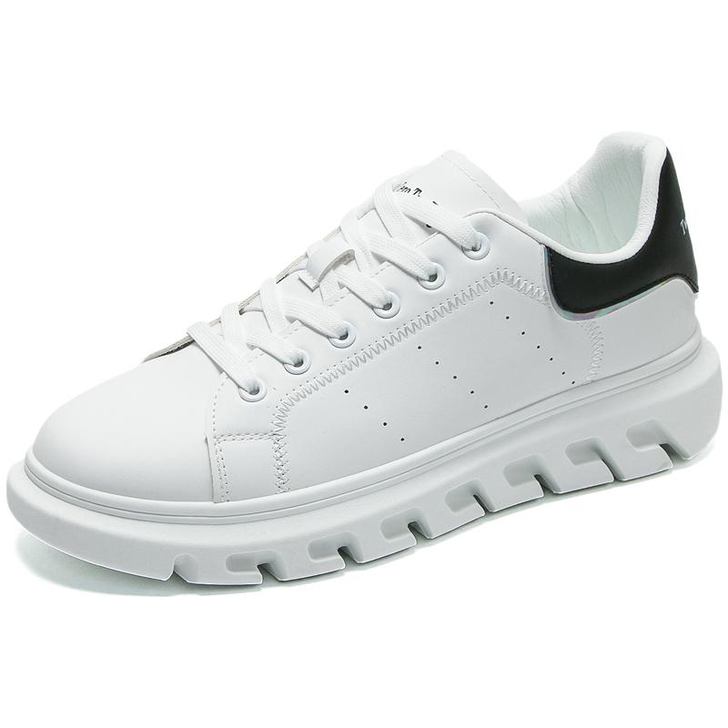 Newest leather shoes men s genuine leather white flats fashion sports shoes men s sports running price casual shoes 44