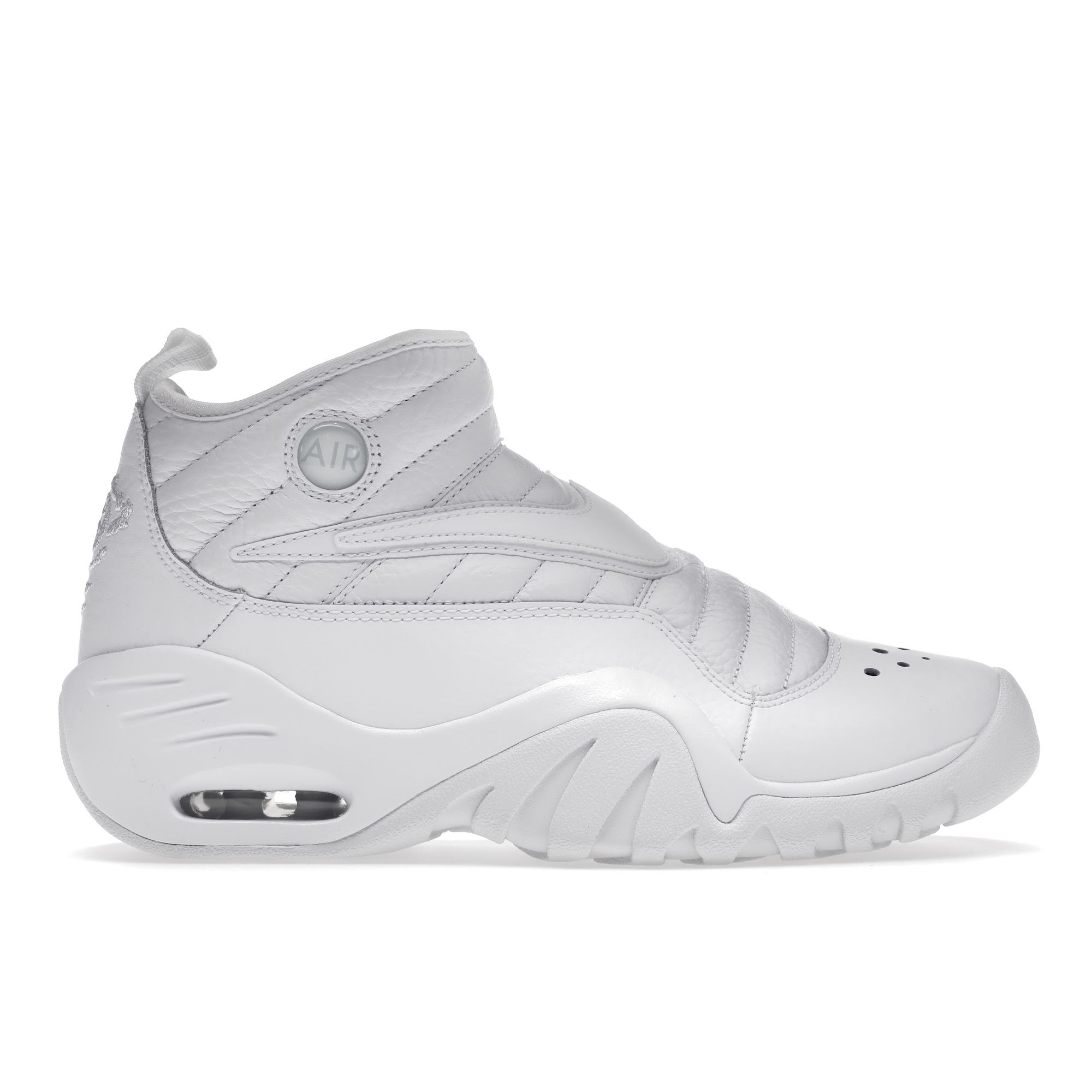

Кроссовки унисекс Nike Air Shake Ndestrukt Triple White Бело-Белые 880869-101