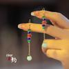 Elegant Ebony Flower Hairpin for Women – Ancient Style, High-End Feel, Simple Chinese Design, Perfect for Daily Use.