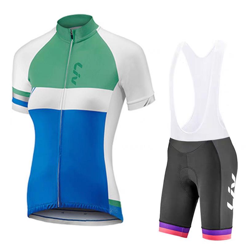 2026  Breathable Cycling Suit Set  Short Sleeved Women's Slim Fit Cycling Suit Set Summer Sun Protection Cycling Jersey High Elasticity Cycling Bib