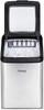 H.Koenig KBP40 Maquina de Hacer Hielo, 145 W, 2 Tamanos Cubitos, Bandeja de agua 2,8 L, Indicador Nivel de Agua, Ac Inoxidable. Ciclo Produccion 9 Min