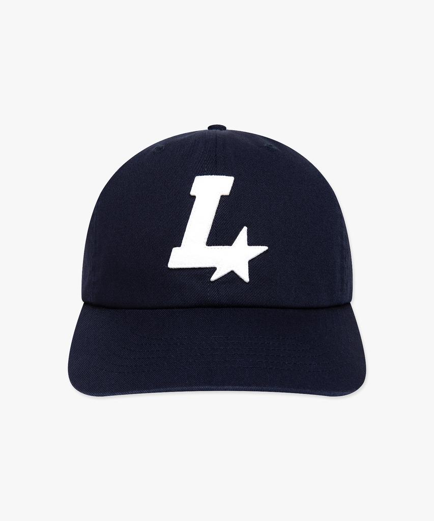 LMC L Star Applique Logo 6Panel Cap Navy