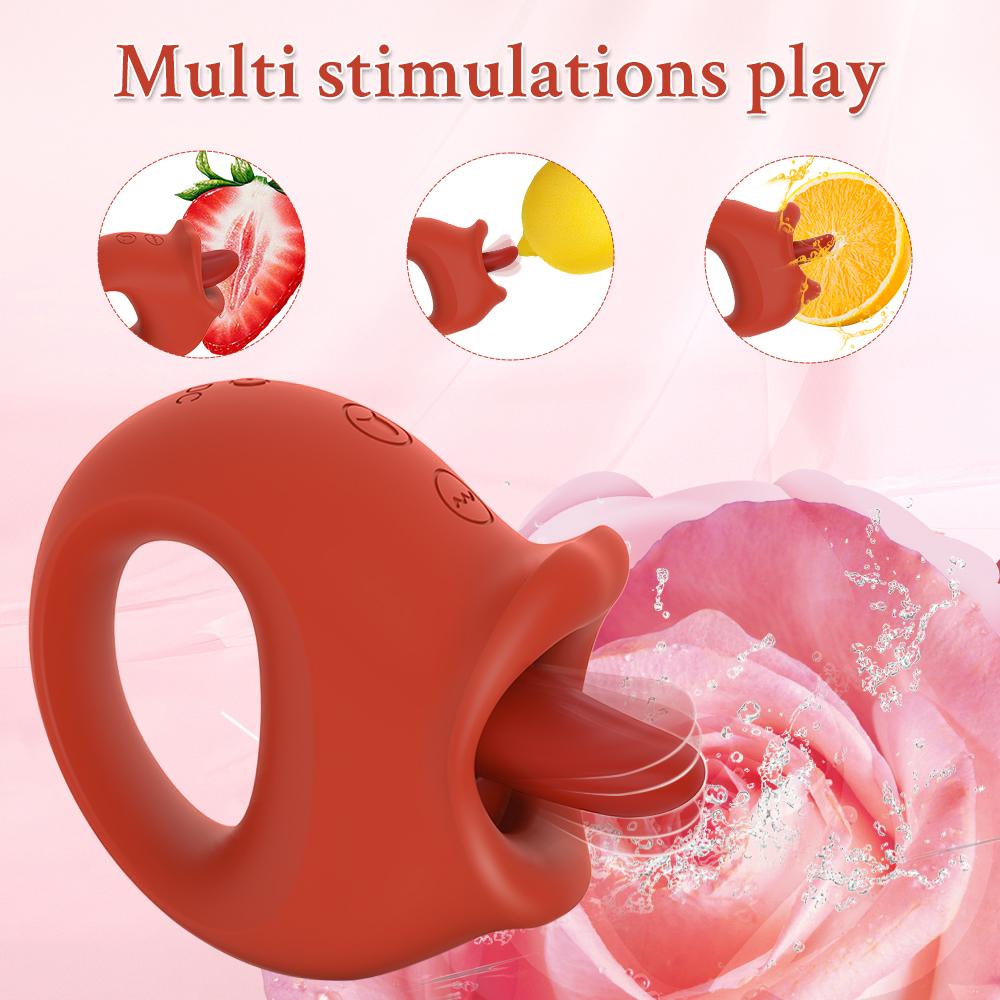 Female Tongue Sex Toys Masturbator Goods Clitoris Stimulator Nipple Licking Massager Tongue Vibrator Erotic Machine Sex Toy for Woman
