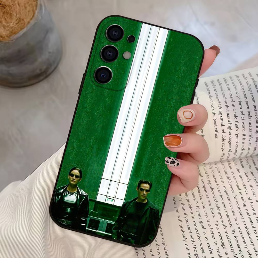 The M-Matrix Movie Phone Case Silicone Soft For Samsung S25,S24,S21,S22,S23,S30,Ultra,S20,Plus,Fe,Lite