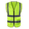 Gilet de sécurité réfléchissant pour les ouvriers du bâtiment et les éboueurs - Protection nocturne
