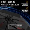 Umbrella automatic 25-inch double keel enlarged and thickened reinforcement wind-resistant men's sun umbrella vinyl sun protection and UV protection