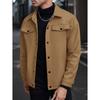 Nuovo Arrivo Autunno Inverno Stile Europeo Americano Uomo Cappotto di Lana Misto con Revers Moda Casual Sportivo Cargo Giacca da Lavoro Top