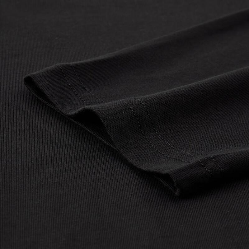 Adidas SS25 Fashion Comfortable Soft Versatile Long Sleeve T-Shirt Unisex Tops Black JL5908