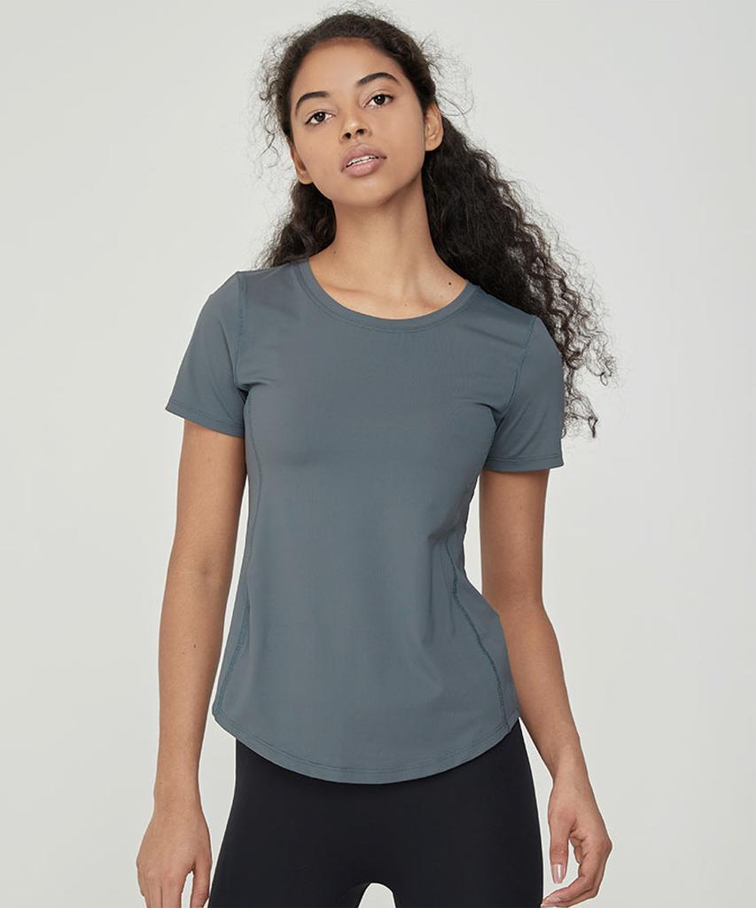 LOVEYOURBODY [1+1] Nylon Basic Short Sleeve T-Shirt Set