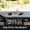Car Console Dashboard Panel Middle Air Condition Vent Cover Frame Trim Carbon Pattern Accessories For Porsche Cayenne 2018-