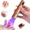 Mini Portable UV Light Cure Nails Lamp for Gel Nails for Gel Polish Manicure for Fast Curing USB Rechargeabl Nail Dryer Tools