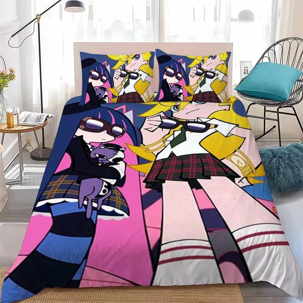 Panty and Stocking with Garterbelt Bedding Set Duvet Cover Pillowcase 2/3 Piece Set Student Dormitory Gift Boys Girls Twin Queen