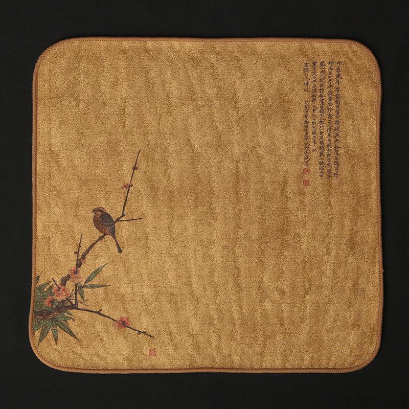 Prosop de ceai pictat Cârpă absorbantă Îngroșat Curățare masă Pânză de ceai Bumbac Casnic Bucătărie Cârpă de curățat Prosoape pentru curățat vase