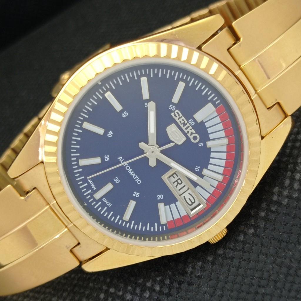 

ВОССТАНОВЛЕННЫЕ ВИНТАЖНЫЕ SEIKO 5 AUTO 6309A ЯПОНИЯ МУЖСКИЕ D/D СИНИЕ ЧАСЫ 587b-a308579-2 SKU587b-a308579