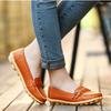 Fashion Autumn winter new white shoes casual flat heels breathable comfortable for middle-aged elderly people women's flat shoes