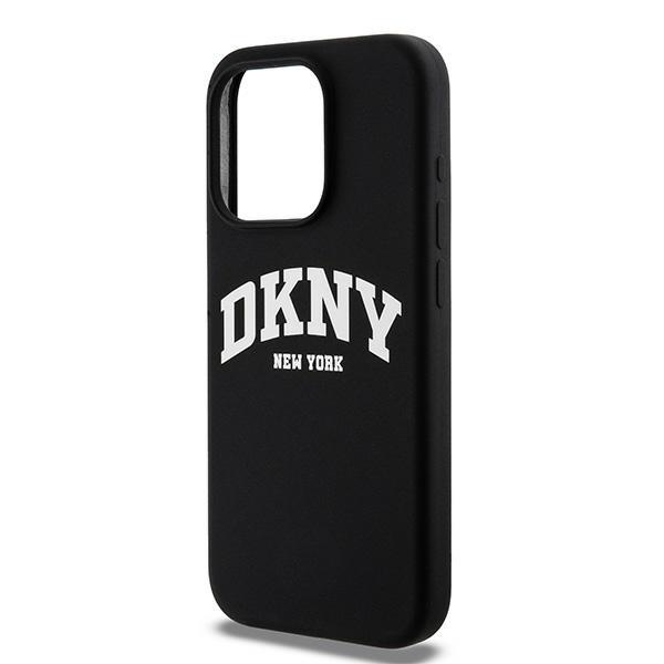 Dkny Dkhmp15Lsnyach Iphone 15 Pro6.1 Czarny/Black Hardcase Liquid Silicone White Printed Logo Magsafe